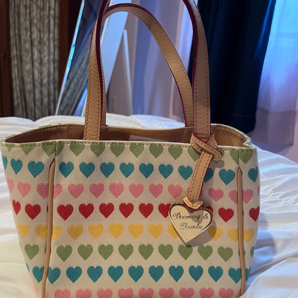 Dooney & Bourke Mini Rainbow Heart bag